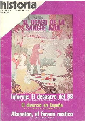 Seller image for El ocaso de la sangre azul (Historia 16, ao iii, 27) for sale by Librera Dilogo