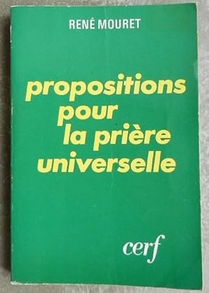 Propositions pour la prière universelle.