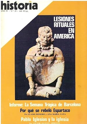 Bild des Verkufers fr Lesiones rituales en Amrica (Historia 16, ao iv, 39) zum Verkauf von Librera Dilogo