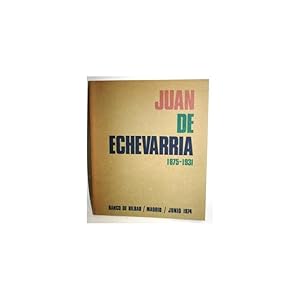Seller image for JUAN DE ECHEVARRA 1875-1931 for sale by Librera Salamb