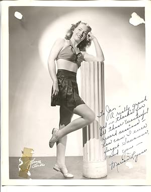 Marian Lynne-B&W 8x10 Signed Publicity Still