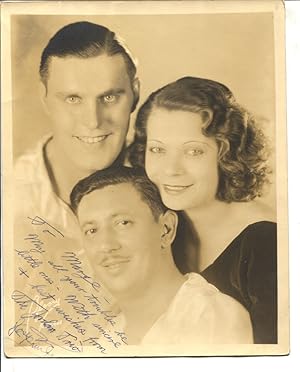 Jordan Trio-B&W-8x10-Signed-Publicity-Still