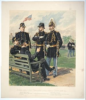 Staff and Line Officers [Full Dress] Chaplain & c. Chromolithograph