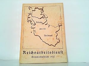 Bild des Verkufers fr Reichsarbeitsdienst Sommerhalbjahr 1937. zum Verkauf von Antiquariat Ehbrecht - Preis inkl. MwSt.