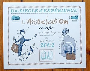 L'Association - Carton-Adhérent 2002. Un siècle d'expérience.