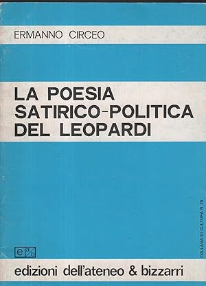 Image du vendeur pour Autografato! La Poesia Satirico-Politica del Leopardi mis en vente par Messinissa libri