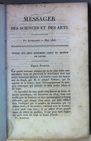 Messager des sciences et des Arts de la Belgique: ANNEE 1823.