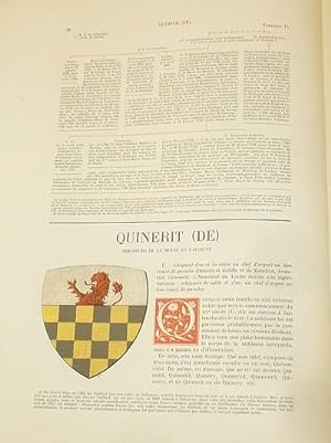 Image du vendeur pour Armorial et Nobiliaire de l'Ancien Duch de Savoie (Tome V - livraison 3) mis en vente par Le Beau Livre