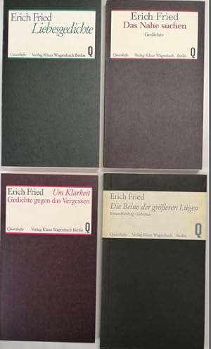 8 Quarthefte: 14: und VIETNAM und 41 Gedichte. (1970) --- 22: Anfechtungen. 50 Gedichte (1969) --...