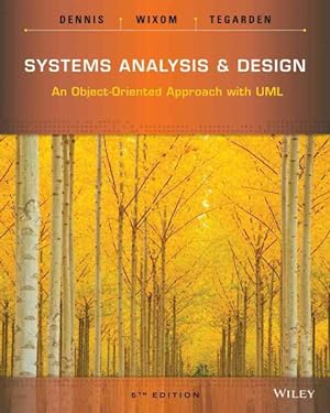 Seller image for Systems Analysis & Design : An Object-oriented Approach With Uml for sale by GreatBookPrices