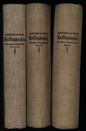 Geschichte der Stadt Recklinghausen und ihrer Umgebung. 3 Bände.