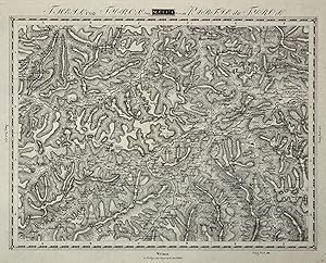 Imagen del vendedor de Kupferstich- Karte, b. "Geogr. Institut" in Weimar, "Theil von Tirol. Sect. 174". a la venta por Antiquariat Clemens Paulusch GmbH