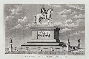 Bild des Verkufers fr Teilansicht, Denkmal Josef II. zum Verkauf von Antiquariat Clemens Paulusch GmbH