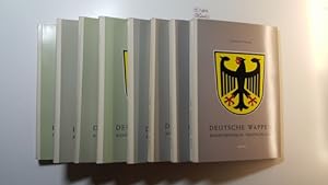 Deutsche Wappen - Bundesrepublik Deutschland. 8 BÄNDE - Bd. 1: Die Landkreiswappen, Bd. 2. Die Ge...