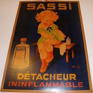 Poster Advert for Sassi Detacheur Ininflammable.