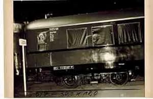 Imagen del vendedor de Photograph of Queen Elizabeth on a Train in Langen, Hessen during the 1965 State Visit to Germany. a la venta por Wittenborn Art Books