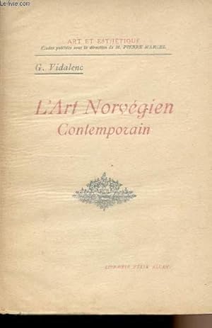 Seller image for L'art Norvgien contemporain - "Art et esthtique" for sale by Le-Livre