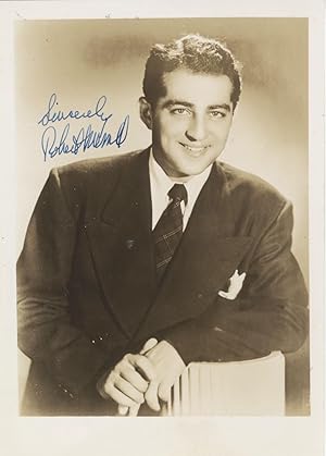 Studio portrait photograph with autograph signature of the noted American baritone