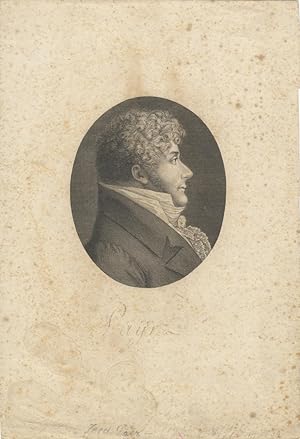 Immagine del venditore per Portrait engraving after Edme Quenedey, ca. 1810-20 venduto da J & J LUBRANO MUSIC ANTIQUARIANS LLC