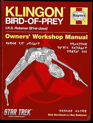 Image du vendeur pour Klingon Bird-of-Prey Owners' Workshop Manual mis en vente par Lazy Letters Books