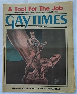 Seller image for Gaytimes (Gay Times) (Issue No. 45 1976) (Gay Vintage Newspaper Male Nude Art Photos) for sale by Bloomsbury Books