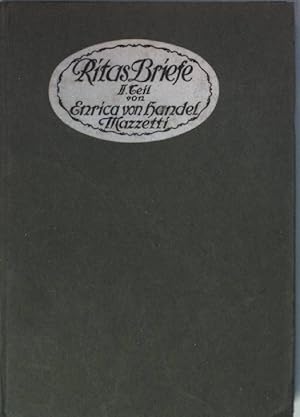 Bild des Verkufers fr Ritas Briefe: ZWEITER TEIL. Hausens Bcherei - Nr. 52-53; zum Verkauf von books4less (Versandantiquariat Petra Gros GmbH & Co. KG)