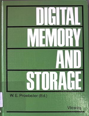 Bild des Verkufers fr Digital Memory and Storage zum Verkauf von books4less (Versandantiquariat Petra Gros GmbH & Co. KG)