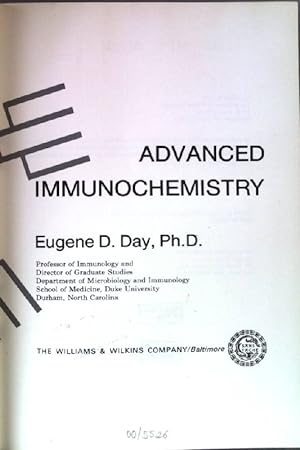 Seller image for Advanced Immunochemistry. for sale by books4less (Versandantiquariat Petra Gros GmbH & Co. KG)
