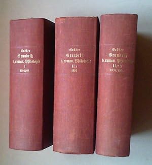 Grundriß der Romanischen Philologie. 4 in 3 Bdn. Mischauflage.