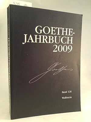 Bild des Verkufers fr Goethe-Jahrbuch 2009. Band 126. Im Auftrag des Vorstands der Goethe-Gesellschaft herausgegeben von Werner Frick, Jochen Golz, Albert Meier und Edith Zehm. zum Verkauf von ANTIQUARIAT Franke BRUDDENBOOKS