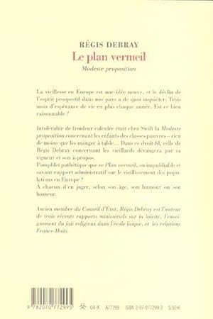 Seller image for Le plan vermeil for sale by Chapitre.com : livres et presse ancienne