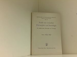 Bild des Verkufers fr Studie zur indischen Philosophie und Soziologie : zur vergleichenden Philosophie u. Soziologie. zum Verkauf von Book Broker