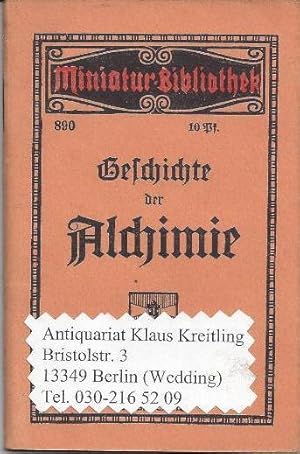 Geschichte der Alchimie