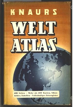 Knaurs Welt-Atlas : Ausführlicher geographischer, bevölkerungs- und wirtschaftspolitischer Text m...
