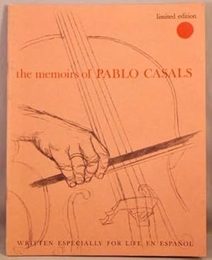 Immagine del venditore per The Memoirs of Pablo Casals. venduto da Bucks County Bookshop IOBA