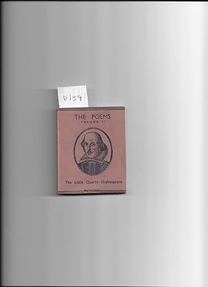 Image du vendeur pour Lucrece and A Lover's Complaint. The Poems Volume II. The Little Quarto Shakespeare. [Miniature Book] mis en vente par Gwyn Tudur Davies