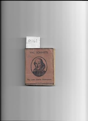Seller image for The Sonnets. The Little Quarto Shakespeare. [Miniature Book] for sale by Gwyn Tudur Davies