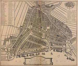 Nieuwe plattegrond van de stad Rotterdam