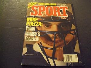 Sport May 1994 Mike Piazza Focused, Ewing and Ola Juwon