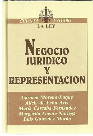 Image du vendeur pour Negocio jurdico y representacin (Guas de estudio) mis en vente par TU LIBRO DE OCASION