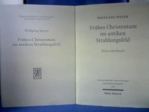 Frühes Christentum im antiken Strahlungsfeld. Kleine Schriften. 2 Bände. =(/Wissenschaftliche Unt...