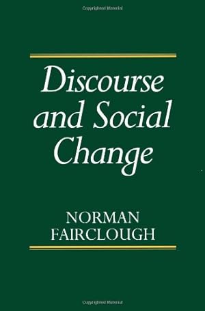 Immagine del venditore per Discourse and Social Change by Fairclough, Norman [Paperback ] venduto da booksXpress