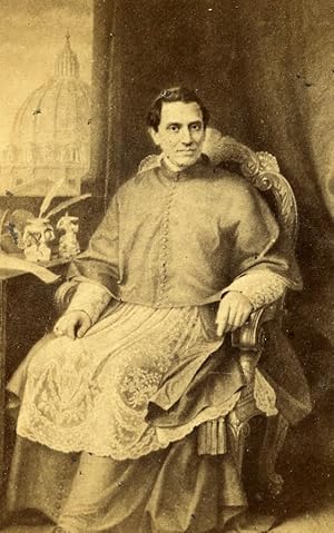 Seller image for France Cardinal Giacomo Antonelli Portrait Old CDV Photo Disderi 1870 for sale by Bits of Our Past Ltd