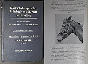 Image du vendeur pour Lehrbuch der speziellen Pathologie und Therapie der Haustiere. Hier: Band II/2: Seuchenlehre, 2. Teil. Mit 181 teils farbigen Textabbildungen und 3 farbigen Tafeln. mis en vente par Treptower Buecherkabinett Inh. Schultz Volha