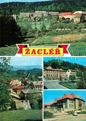 Postkarte Carte Postale 73599001 Zacler Celkovy pohled Namesti Kulturni dum Zacler