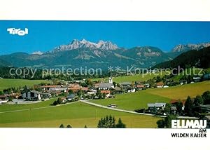 Bild des Verkufers fr Postkarte Carte Postale 73601308 Ellmau Tirol Panorama Blick gegen Loferer und Leoganger Steinberge Ellm zum Verkauf von Versandhandel Boeger