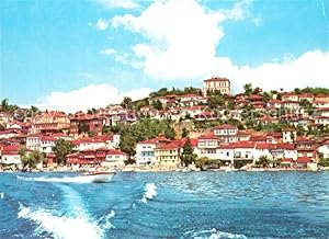 Postkarte Carte Postale 73602382 Ohrid Ansicht vom Meer aus Ohrid