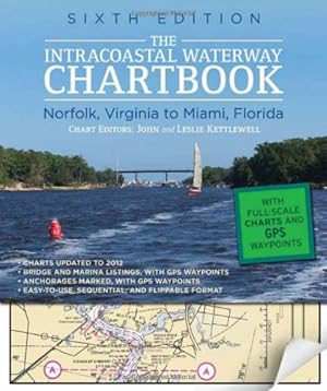 Immagine del venditore per Intracoastal Waterway Chartbook Norfolk to Miami, 6th Edition (Intracoastal Waterway Chartbook: Norfolk, Virginia to Miami, Florida) by Kettlewell, John J., Kettlewell, Leslie [Spiral-bound ] venduto da booksXpress