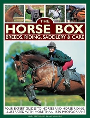 Bild des Verkufers fr The Horse Box: Breeds, Riding, Saddlery & Care: Four Expert Guides To Horses And Horse Riding, Illustrated With More Than 1530 Photographs by Draper, Judith, Sly, Debby, Muir, Sarah [Hardcover ] zum Verkauf von booksXpress