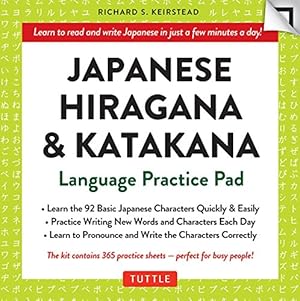 Immagine del venditore per Japanese Hiragana & Katakana Language Practice Pad: Learn the Two Japanese Alphabets Quickly & Easily with this Japanese Language Learning Tool (Tuttle Practice Pads) by Keirstead, Richard S. [Paperback ] venduto da booksXpress